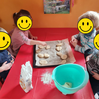 Wir backen Brötchen