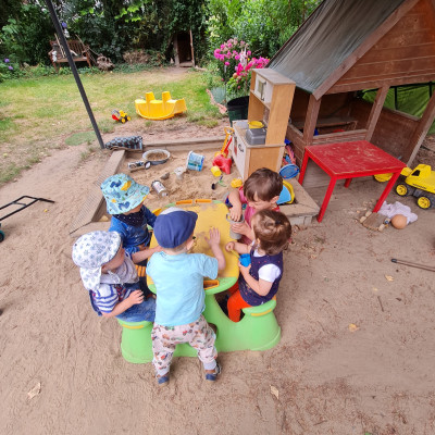 Spielen im Garten